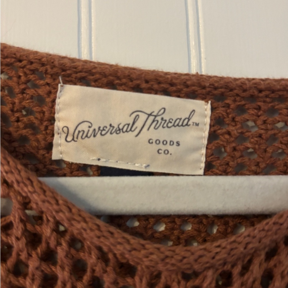Universal Thread Rust Knit Sweater - Picture 2 of 3
